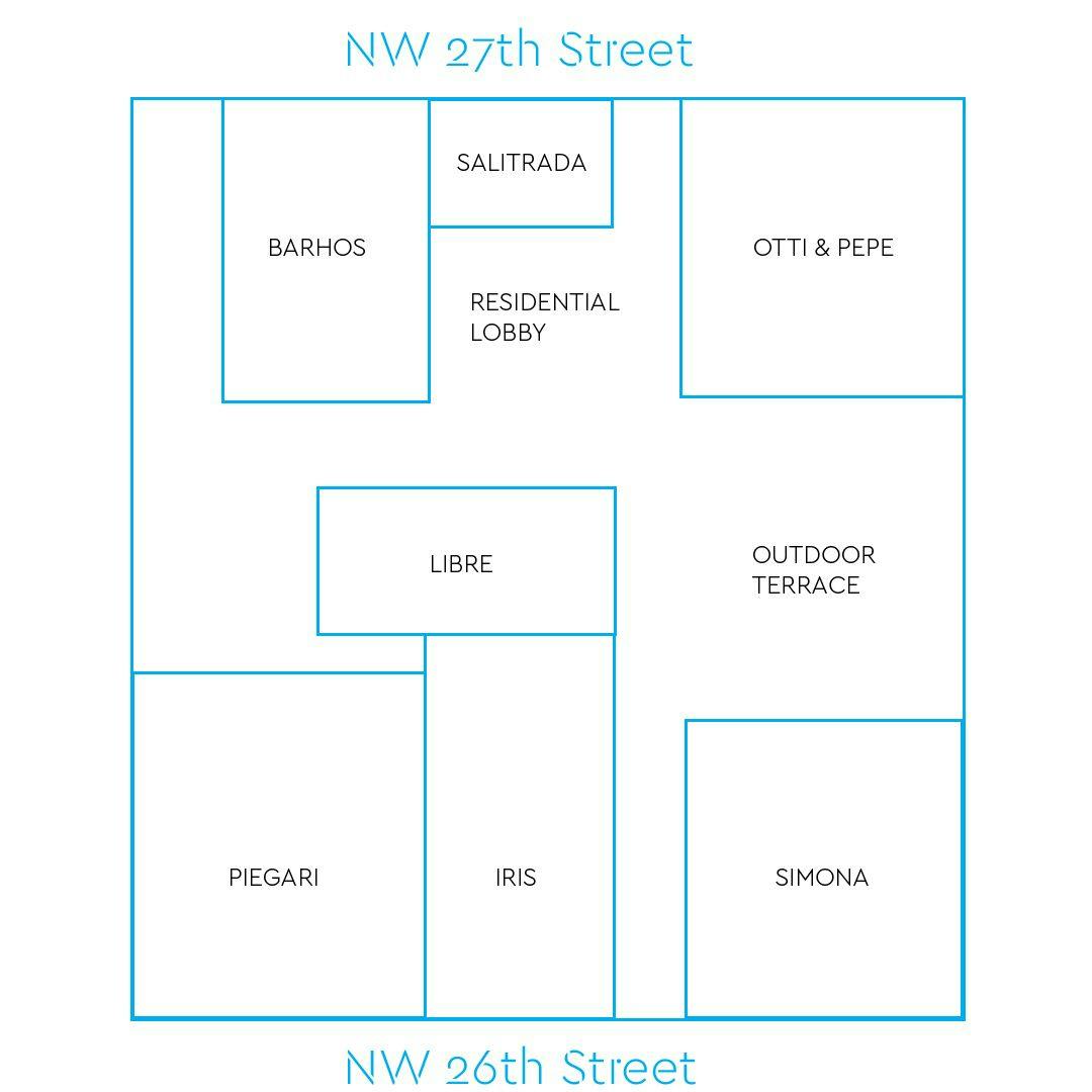 floor plan of nw 25th str